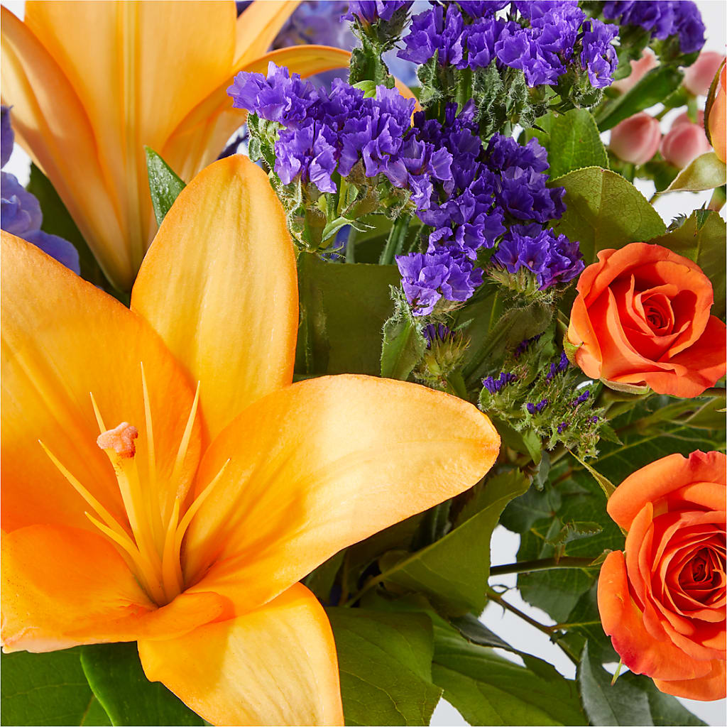 Radiant Citrus Bouquet – WILL & DEE'S FLORIST, Florence AL