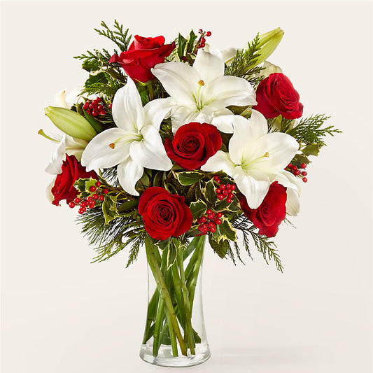 Sparkling Snowflakes Bouquet – WILL & DEE'S FLORIST, Florence AL