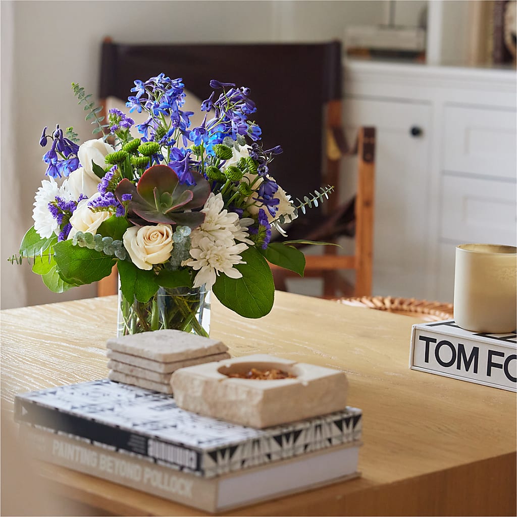 Cerulean Waves Bouquet – WILL & DEE'S FLORIST, Florence AL
