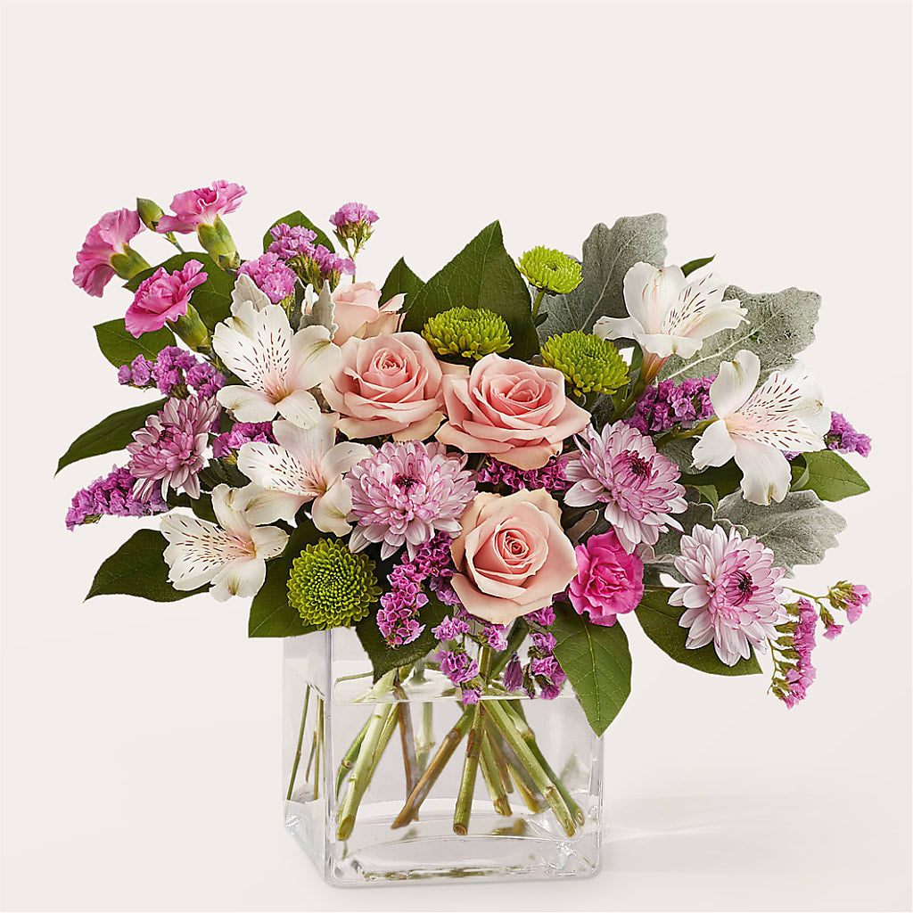 Pink Suede Bouquet