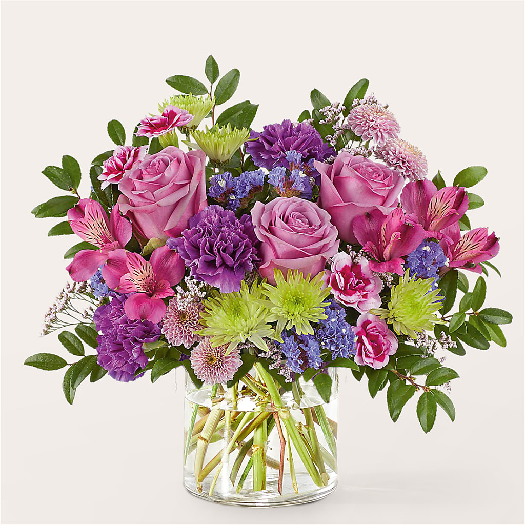 Glass Half Full Bouquet – WILL & DEE'S FLORIST, Florence AL