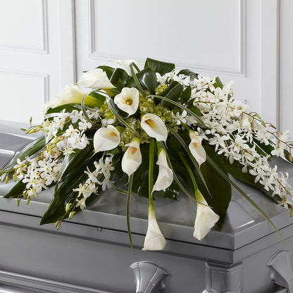 Angel Wings Casket Spray – WILL & DEE'S FLORIST, Florence AL