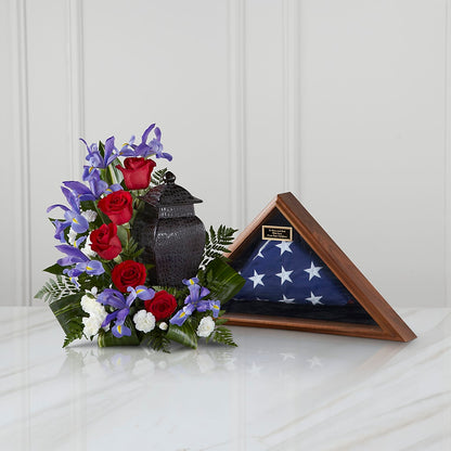 Patriotic Tribute Arrangement – WILL & DEE'S FLORIST, Florence AL