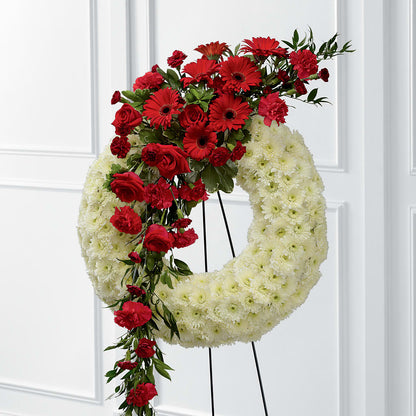Graceful Tribute Wreath – WILL & DEE'S FLORIST, Florence AL