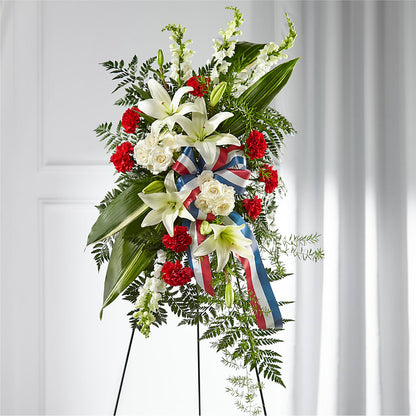 Stars of Life Standing Spray – WILL & DEE'S FLORIST, Florence AL