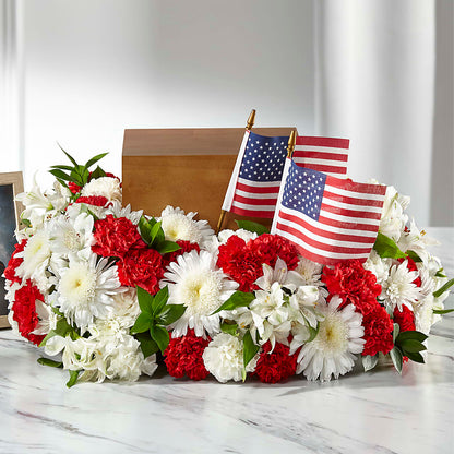 Spirit of Patriotism Cremation Adornment – WILL & DEE'S FLORIST, Florence AL