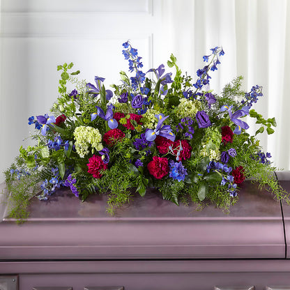 Always Treasured Casket Spray – WILL & DEE'S FLORIST, Florence AL