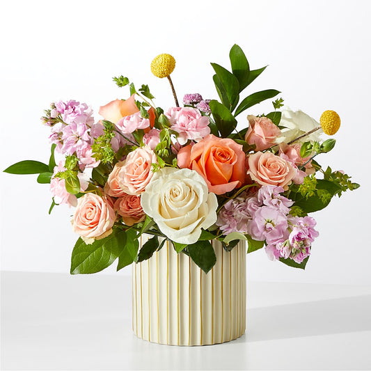 French Market Bouquet with Ivory Vase – WILL & DEE'S FLORIST, Florence AL