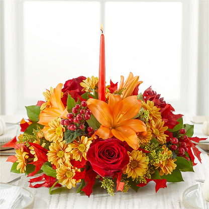 Autumn's Embrace Centerpiece – WILL & DEE'S FLORIST, Florence AL