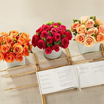 Dawn Rose Centerpiece – WILL & DEE'S FLORIST, Florence AL